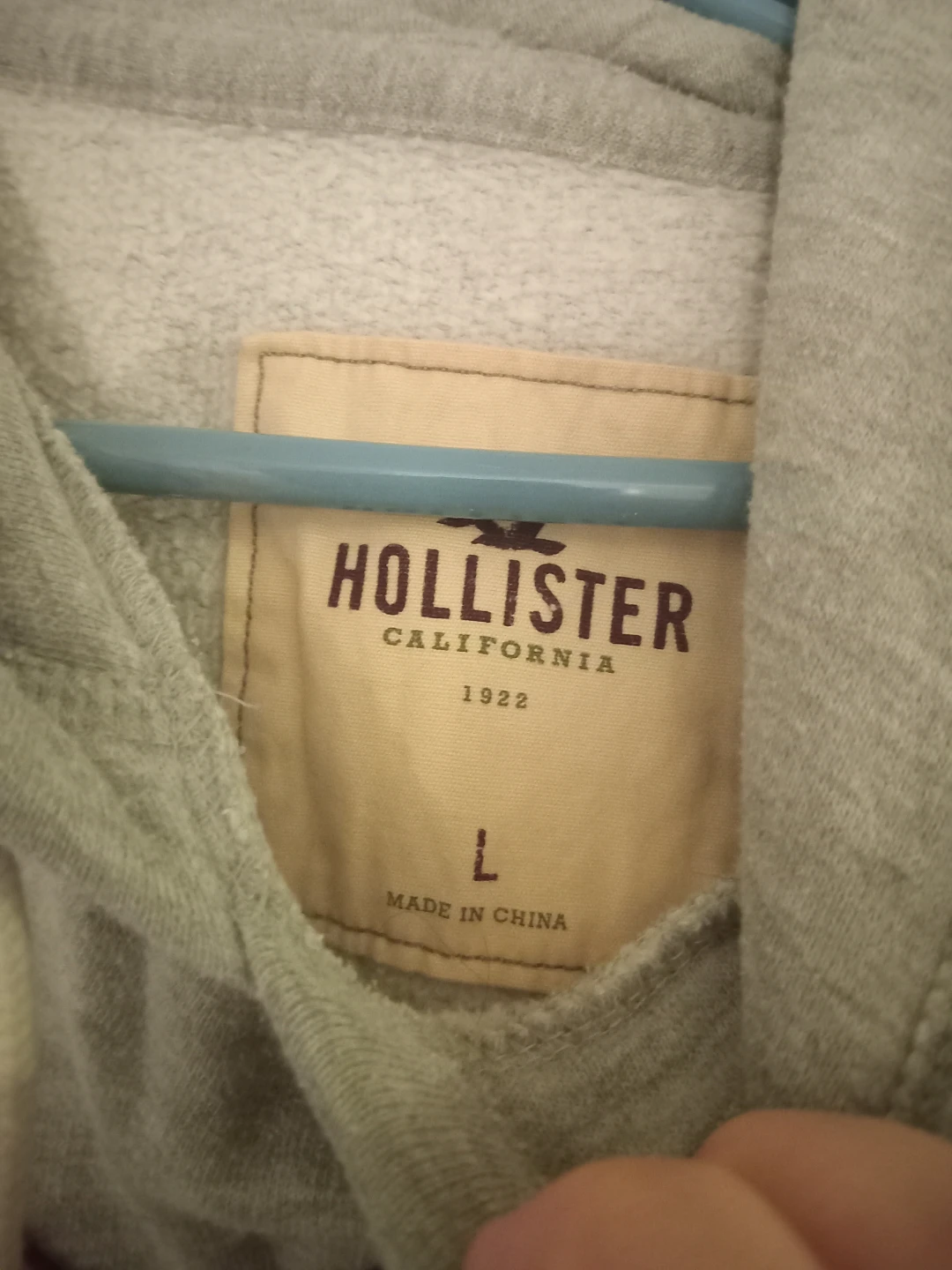Hollister Grey Hoodie with Bird Logo - photo 2
