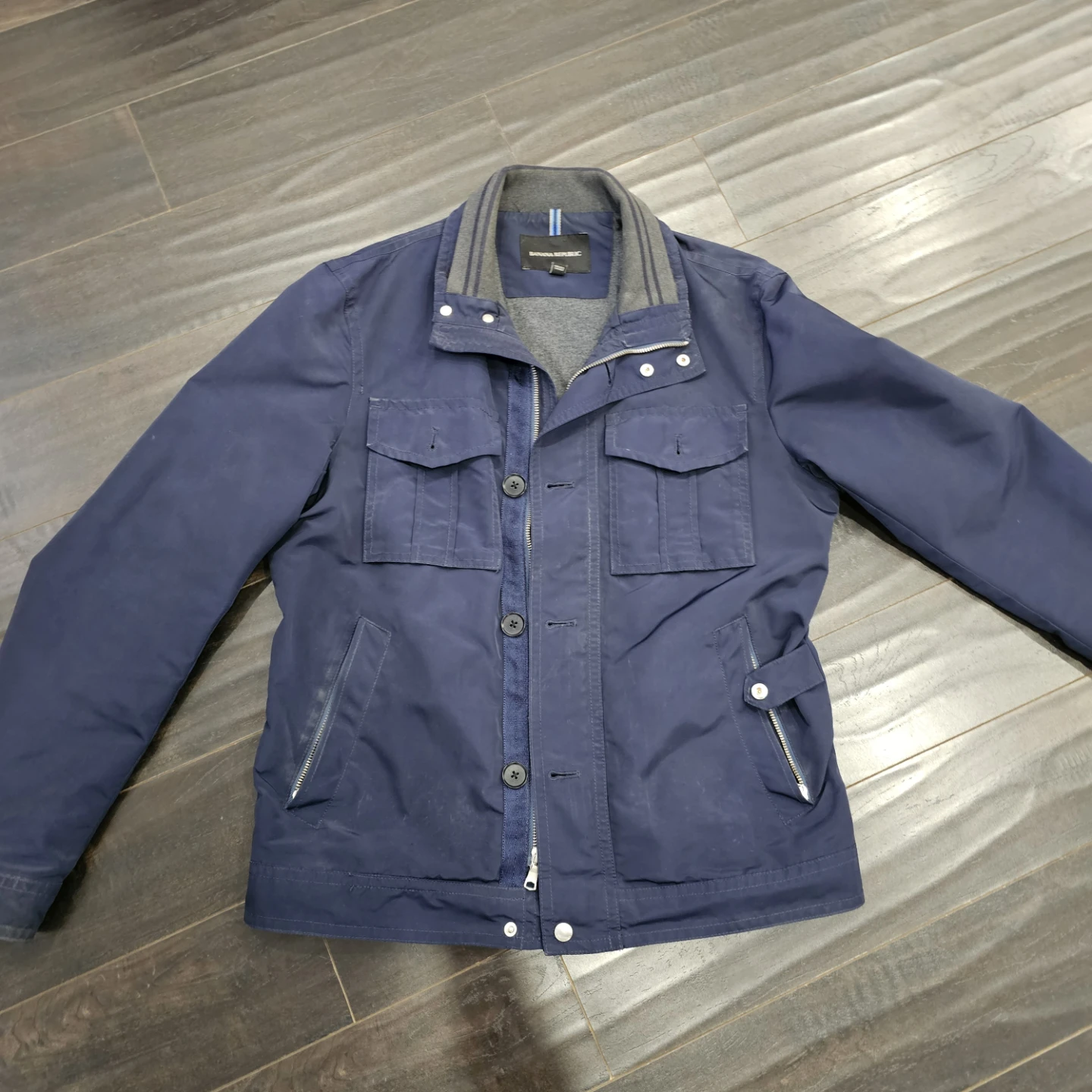 Banana Republic Navy Blue Bomber Jacket