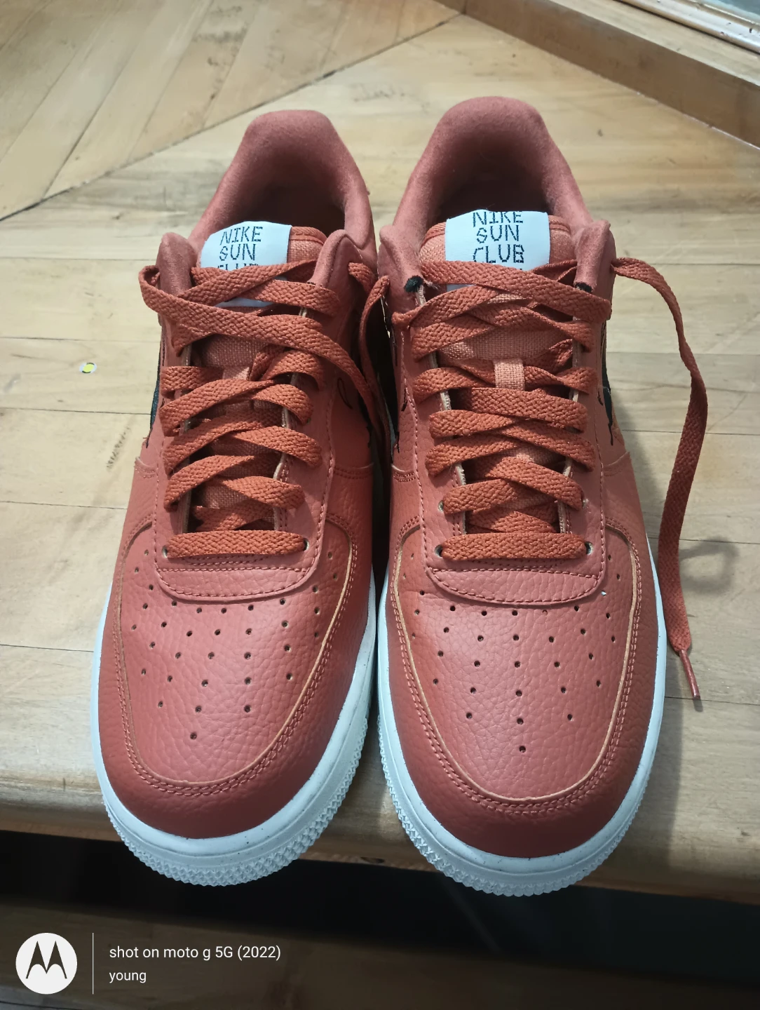 Nike Air Force 1 Sun Club "Brown/Orange" Sneakers