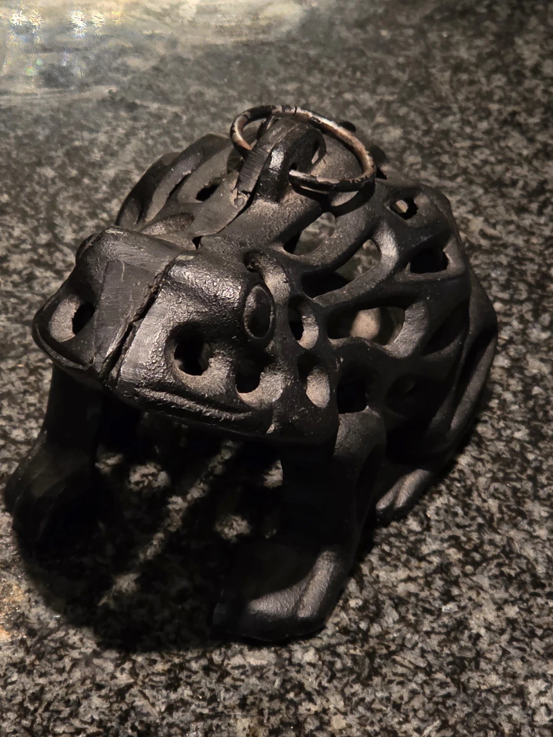 Vintage Japanese Cast Iron Frog Lantern