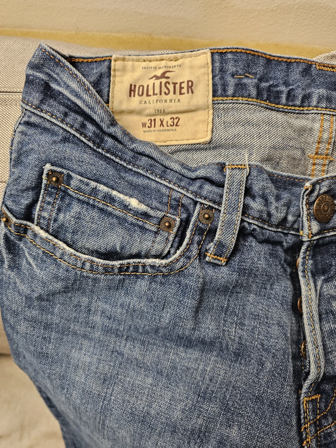Hollister Jeans W31 L32 Blue Denim