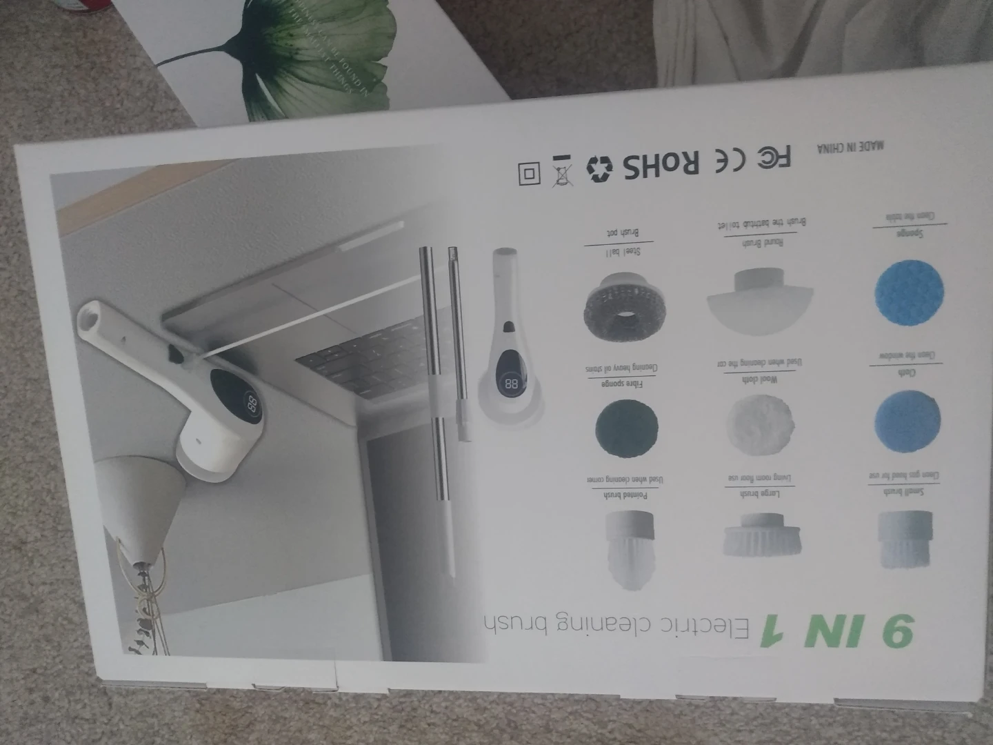 TiKenSo 9 IN 1 Electric Cleaning Brush - photo 2
