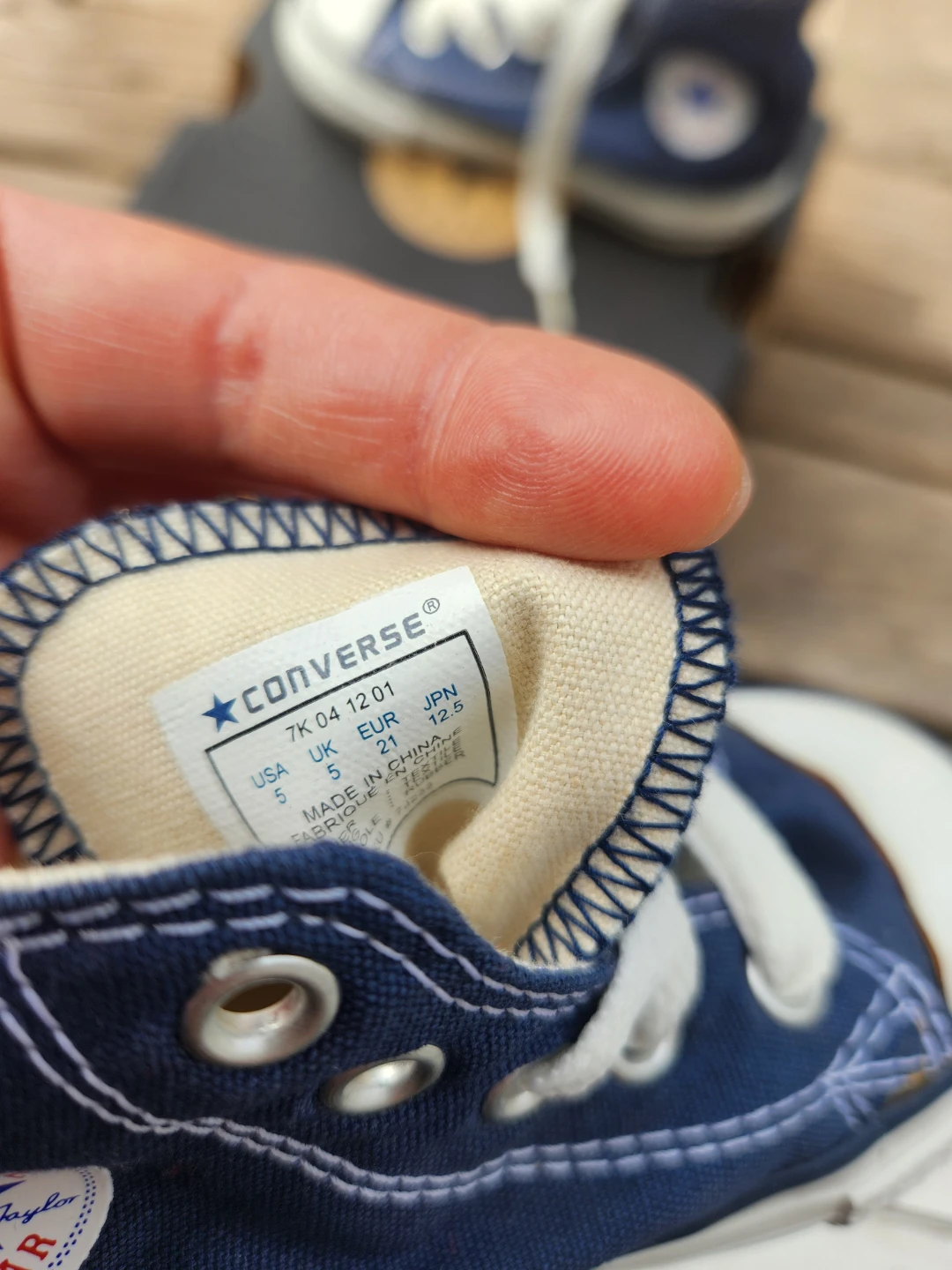 Converse All Star Chuck Taylor Toddler Shoes - Navy Blue - US 5 - photo 2