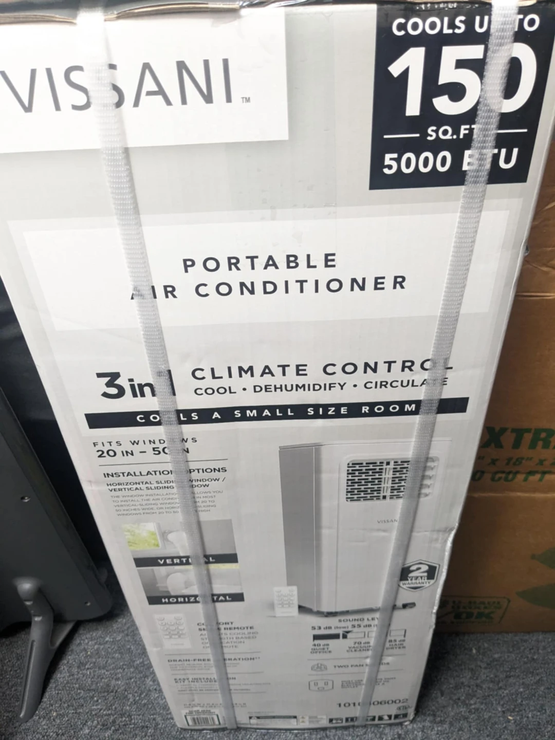 VISSANI Portable Air Conditioner 5000BTU
