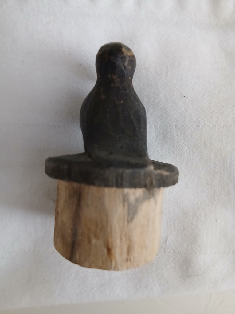 Handmade Bamboo Tube with Wooden Bird Stopper - photo 3