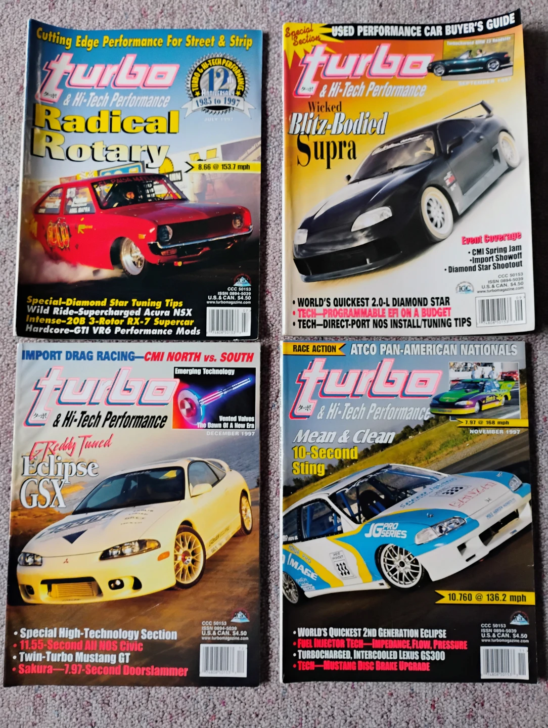 Turbo & Hi-Tech Performance Magazine Collection (13 Issues)