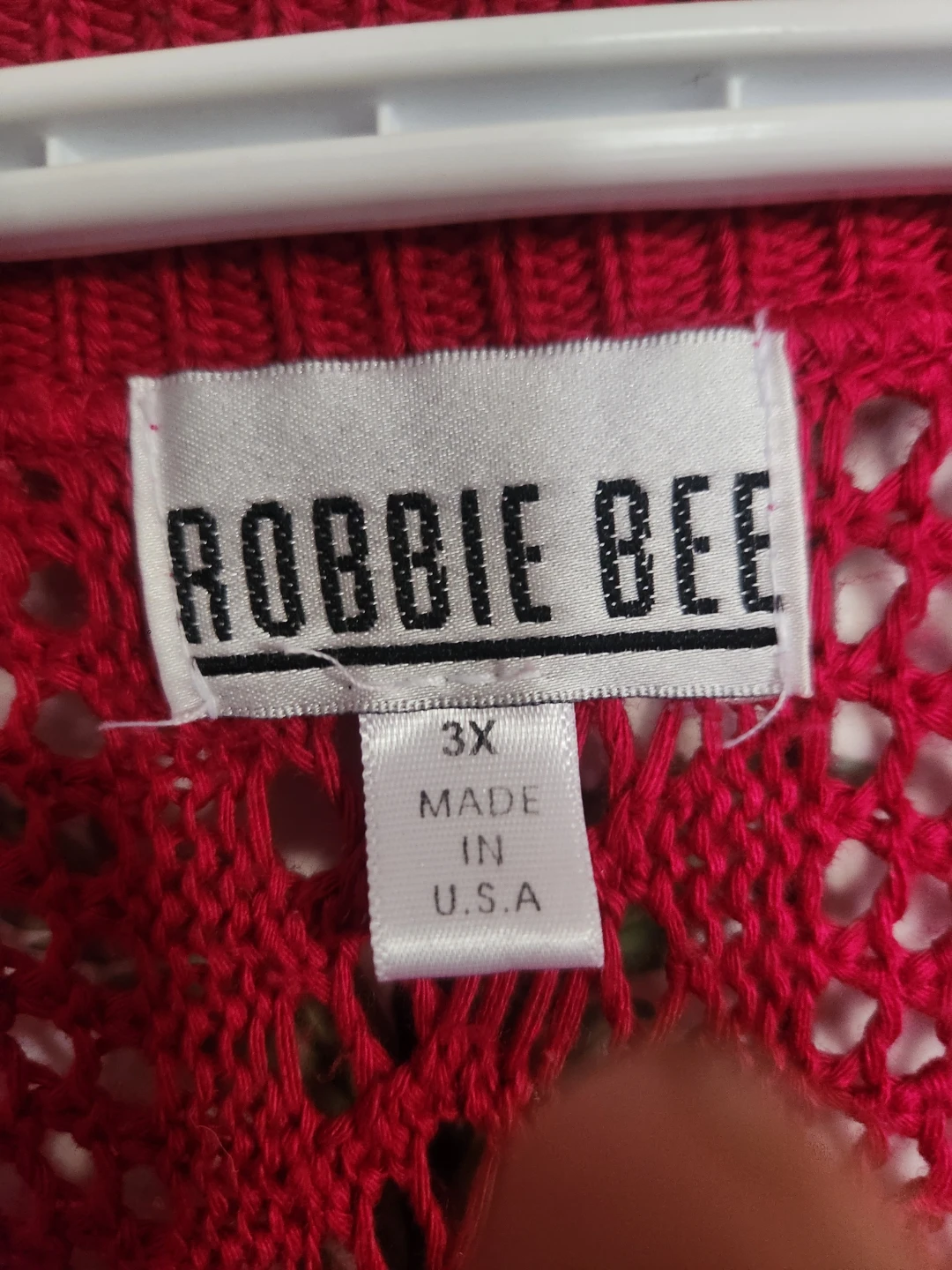 Robbie Bee Pink Cropped Cardigan - Size 3X - photo 3