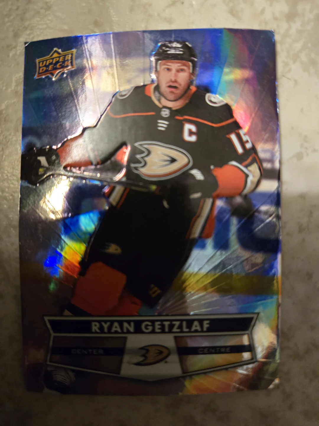 Upper Deck Ryan Getzlaf Hockey Card