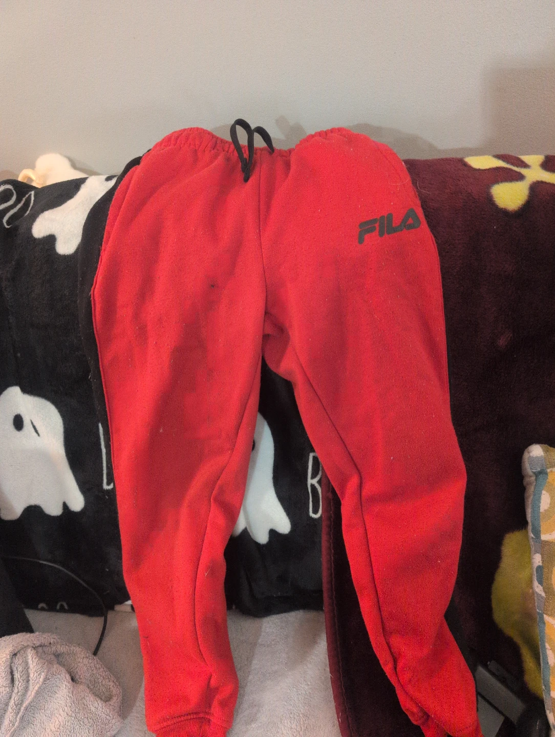 Fila Red Joggers Sweatpants