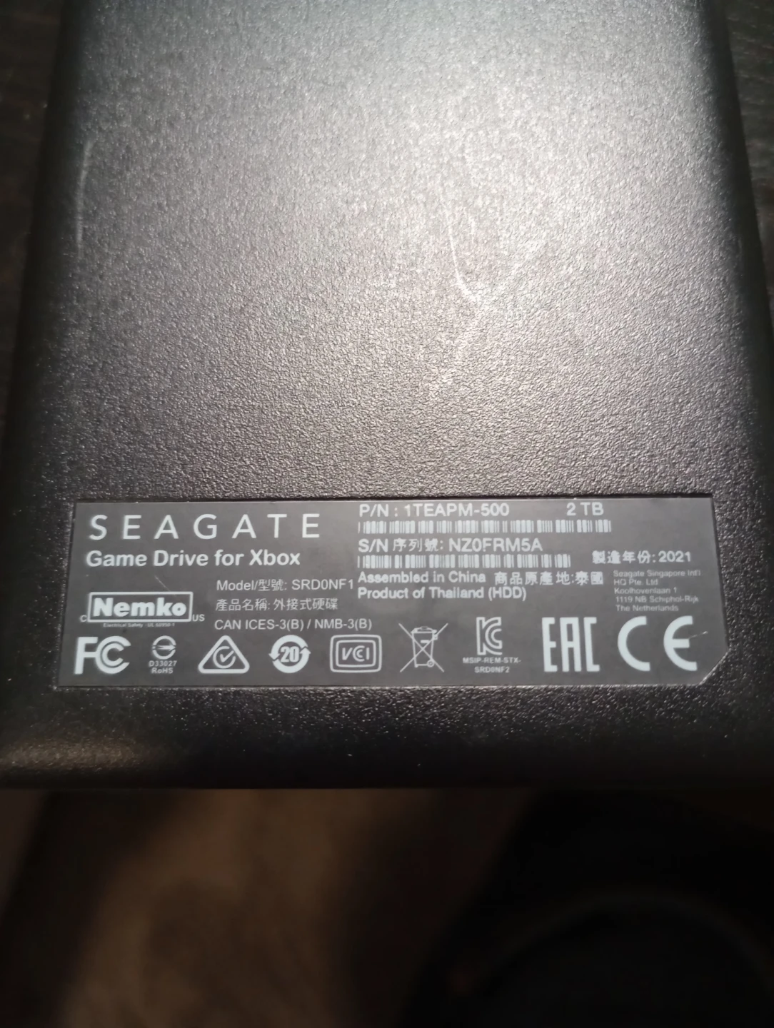 Seagate 2TB Game Drive for Xbox External Hard Drive - photo 2