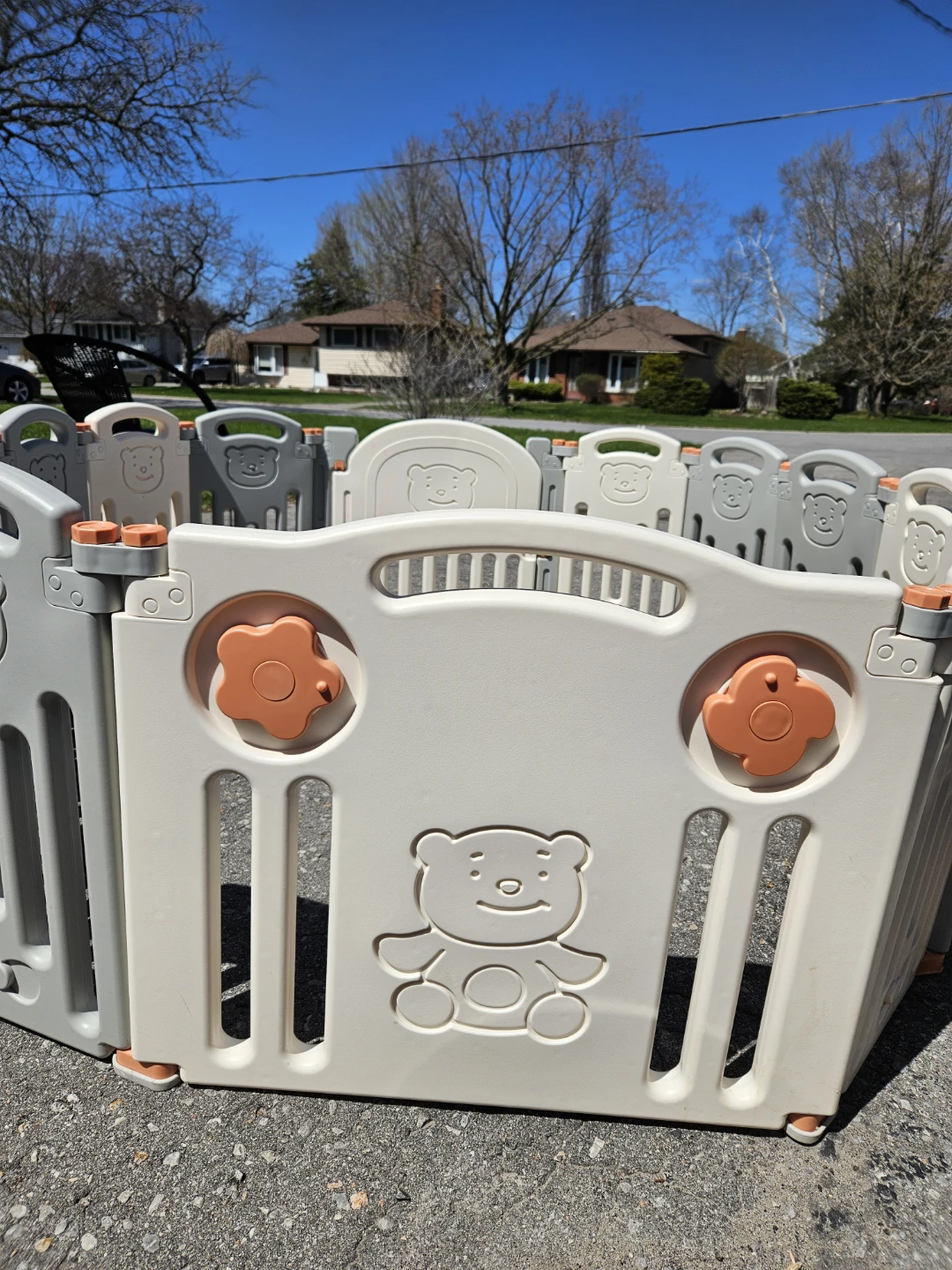 Kids Playpen with Bear Design - photo 3