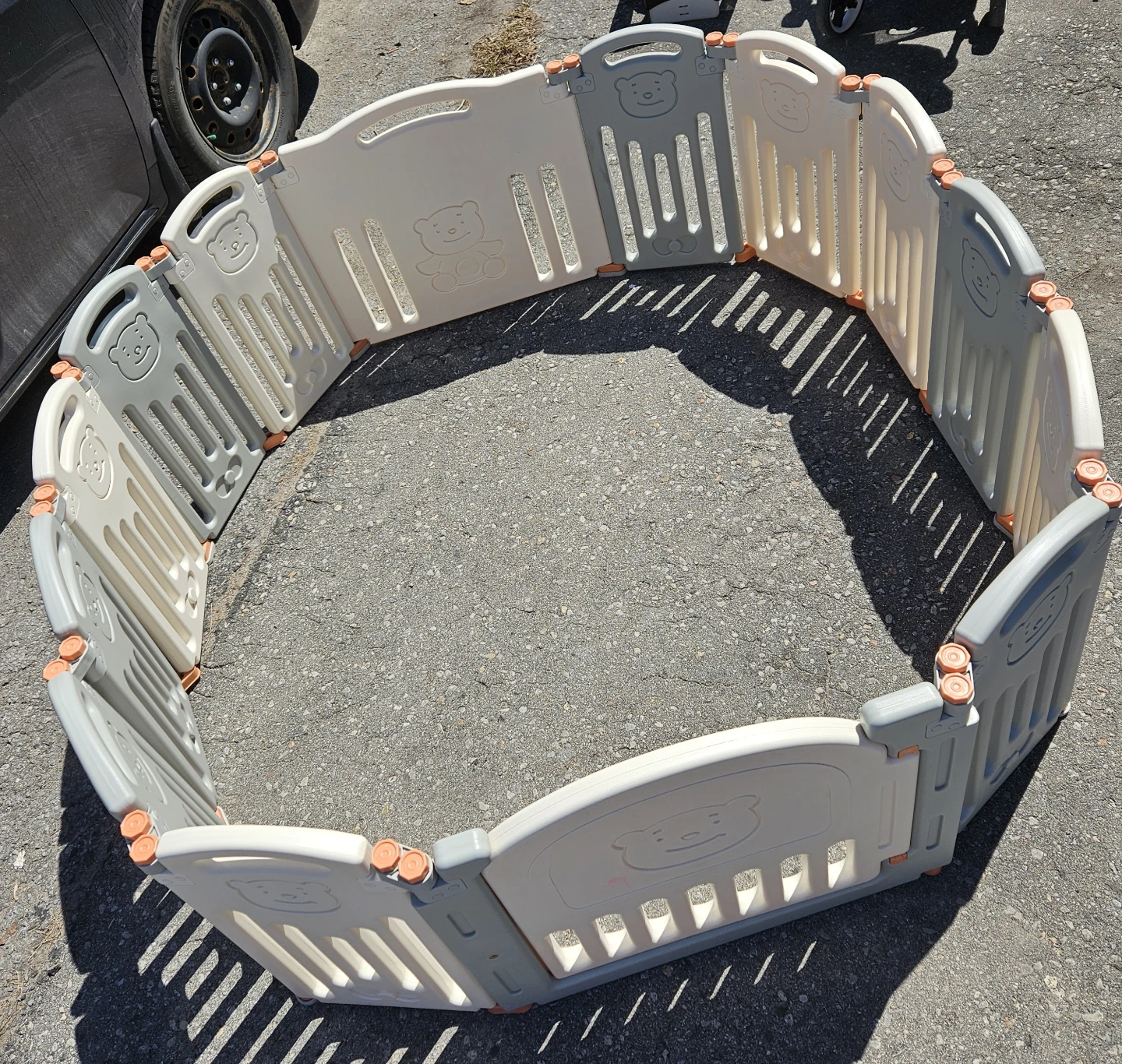 Kids Playpen with Bear Design - photo 4