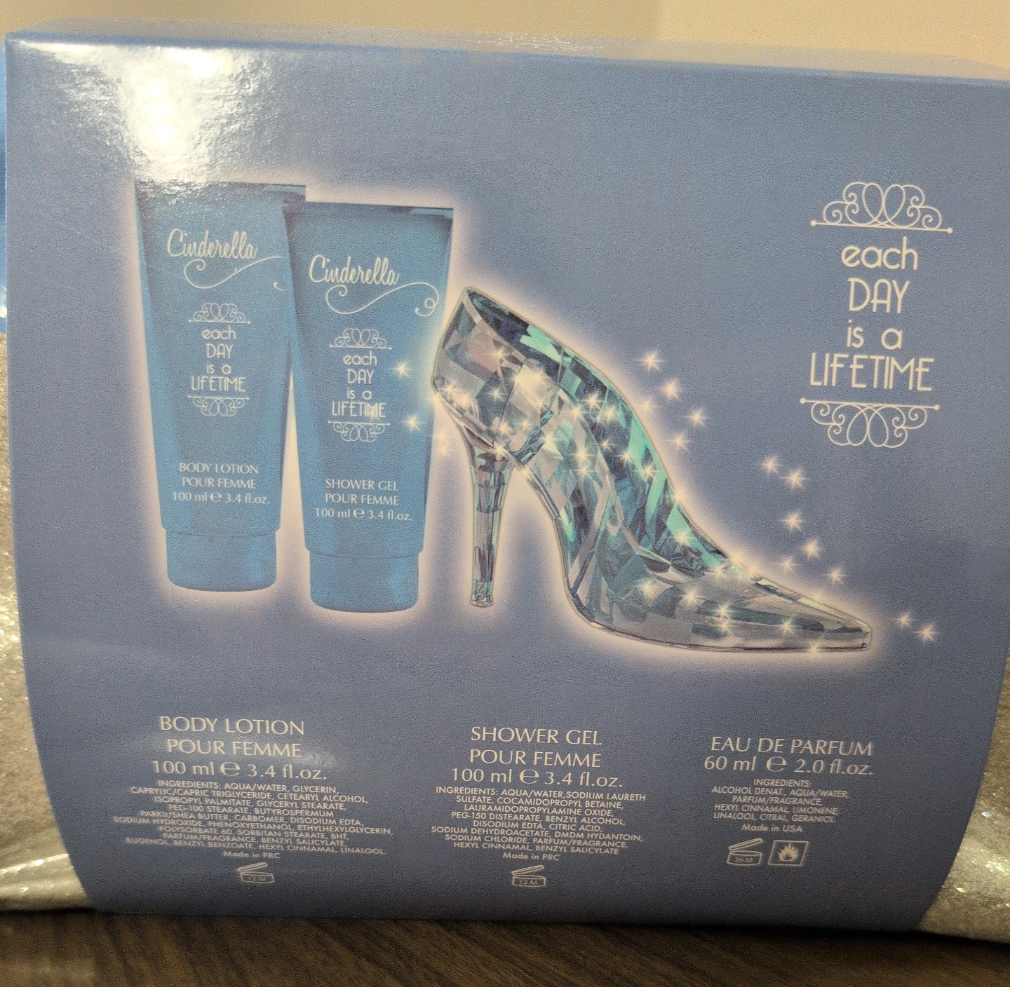 Cinderella Eau de Parfum, Body Lotion & Shower Gel Gift Set - photo 2