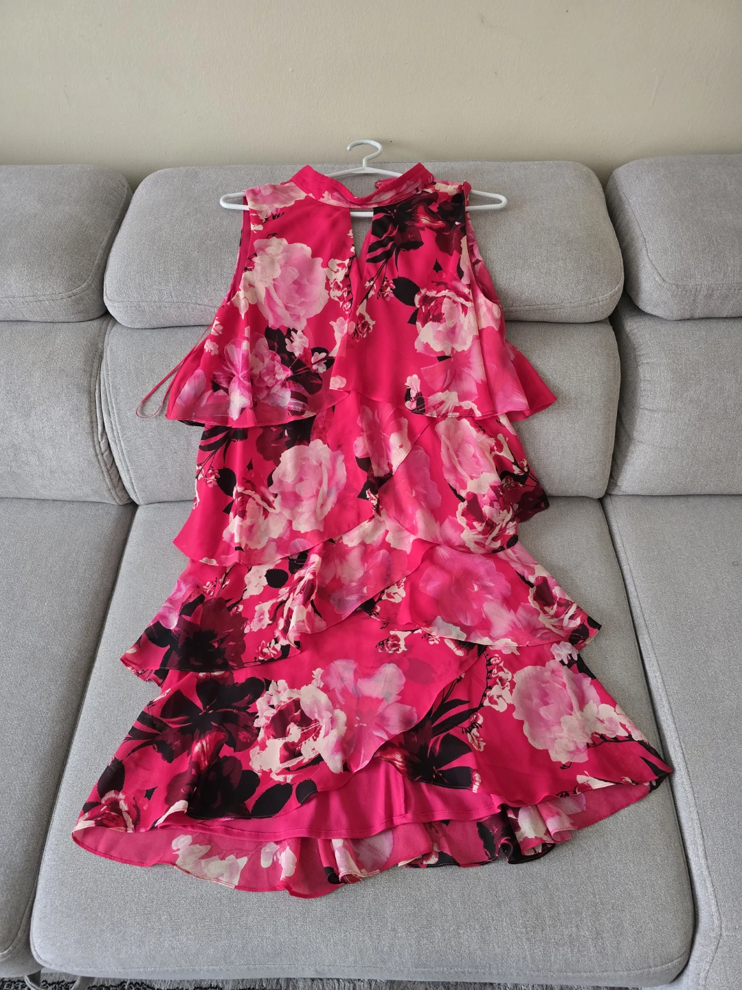 Laura Women's Tiered Floral Dress - Size 10