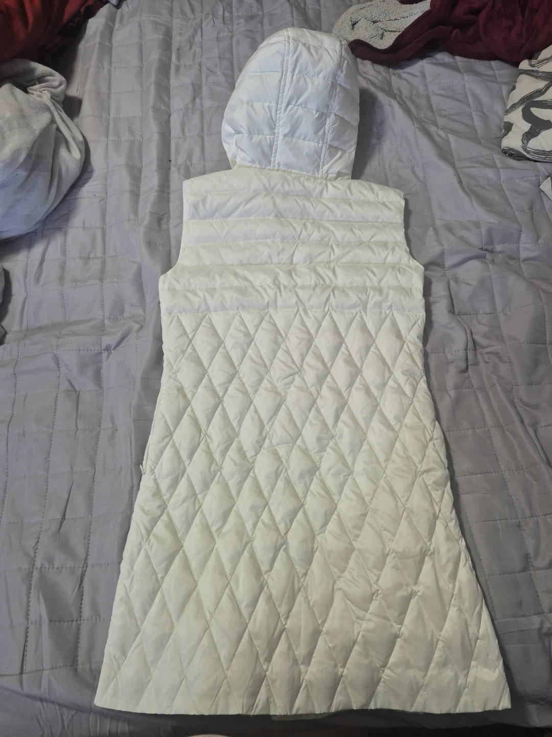 Beignorejo Diamond Quilted Sleeveless Vest Jacket - photo 2