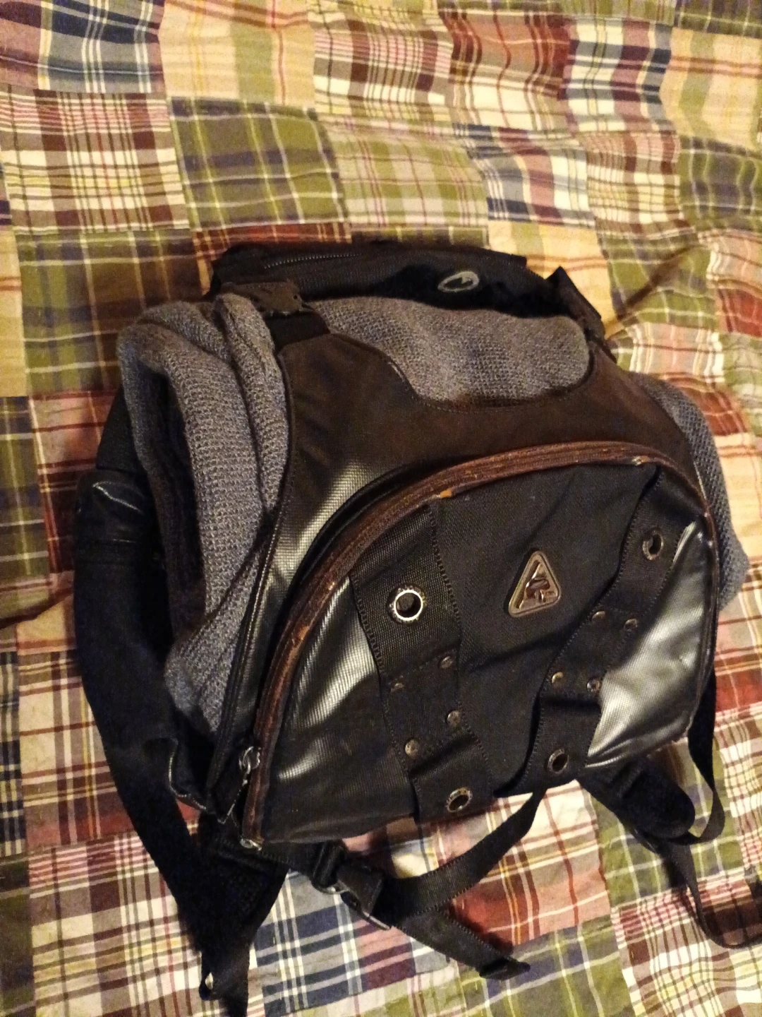 Airwalk Black mini Backpack (motorcycle bag, tactical) - photo 5