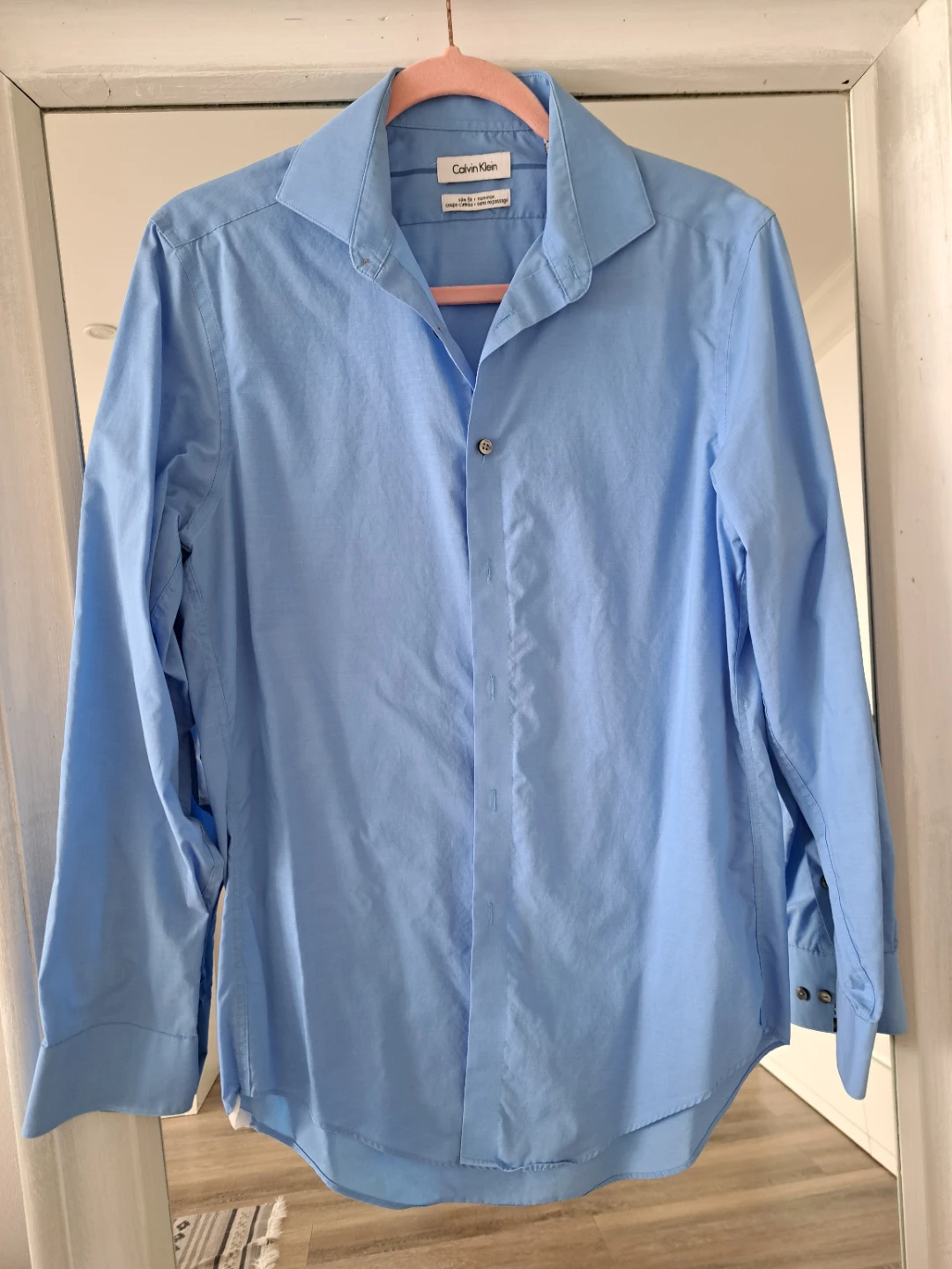Calvin Klein Slim Fit  Dress Shirt - Light Blue