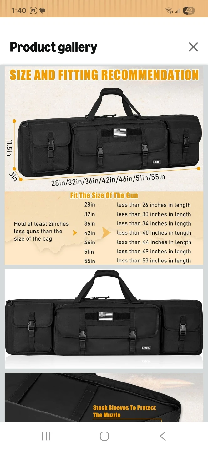 Double gun bag/ backpack - photo 4