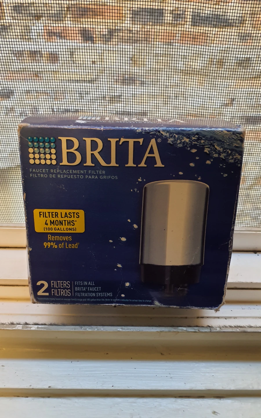 Brita Chrome Faucet Replacement Filters - 2 Pack