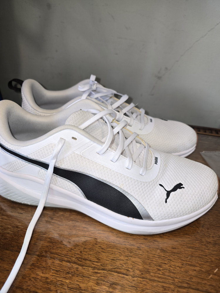 Puma White Running Shoes - photo 2