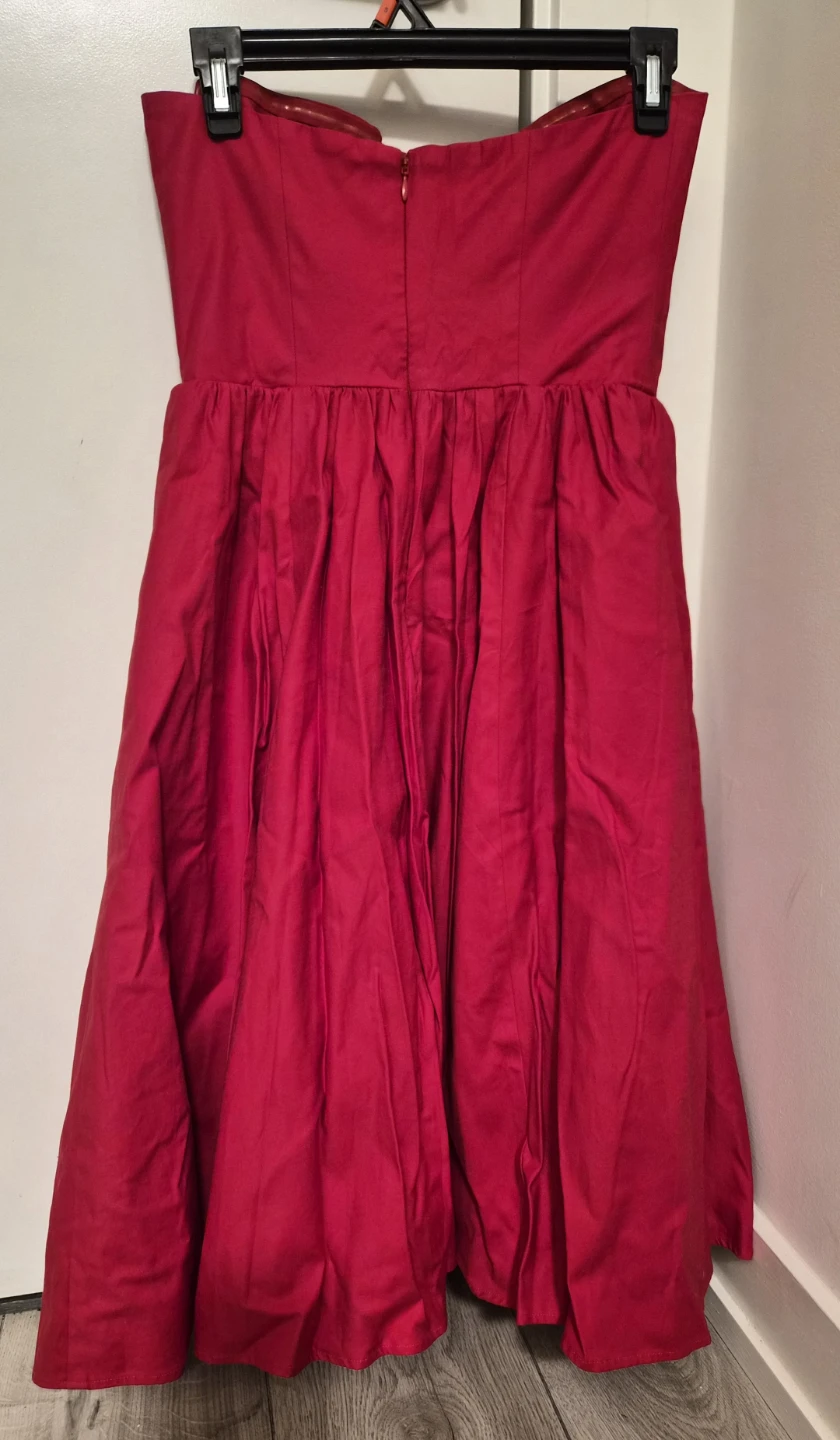 Reformation Red Dress - photo 4