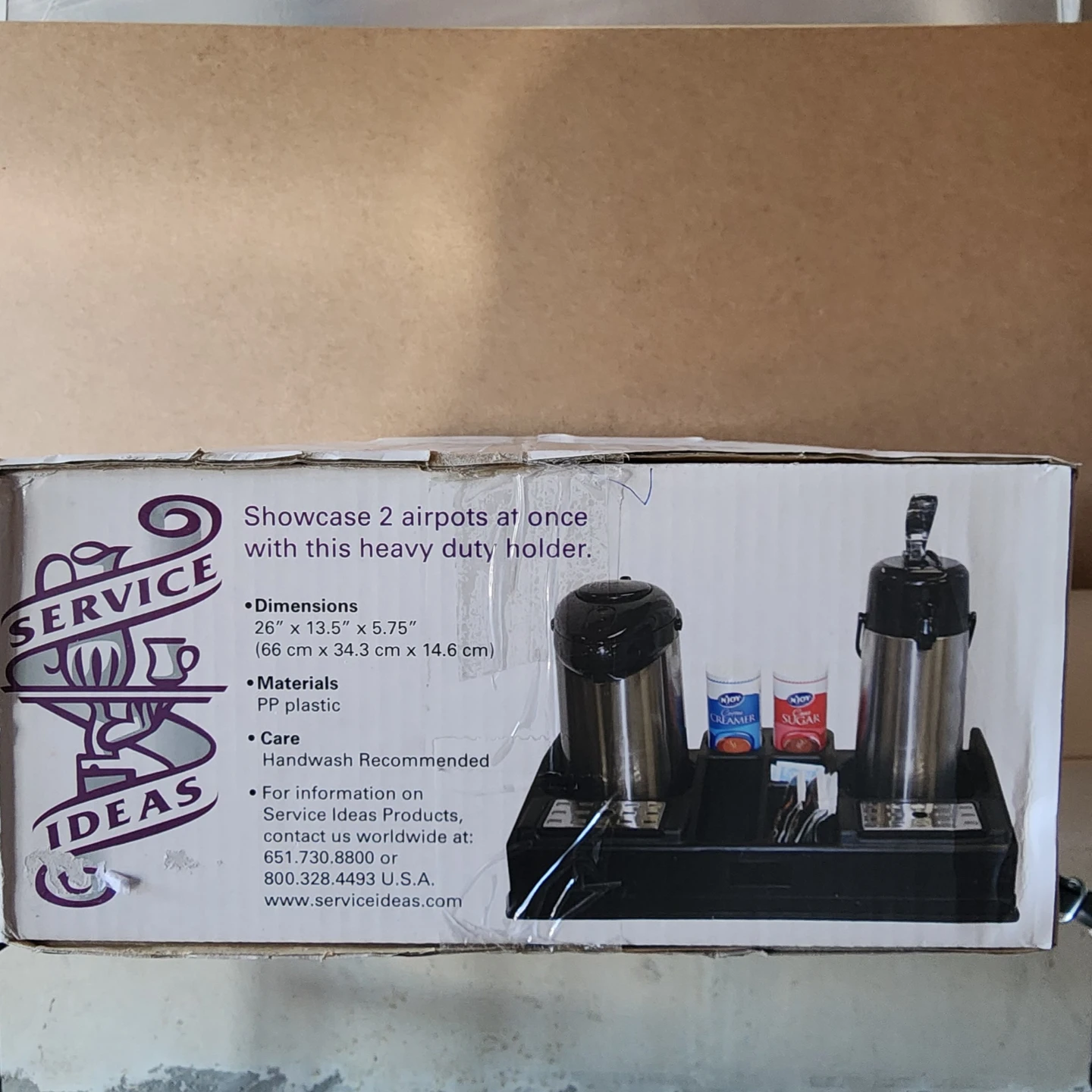 Service Ideas Two Station Airpot Stand - Brand New - photo 3