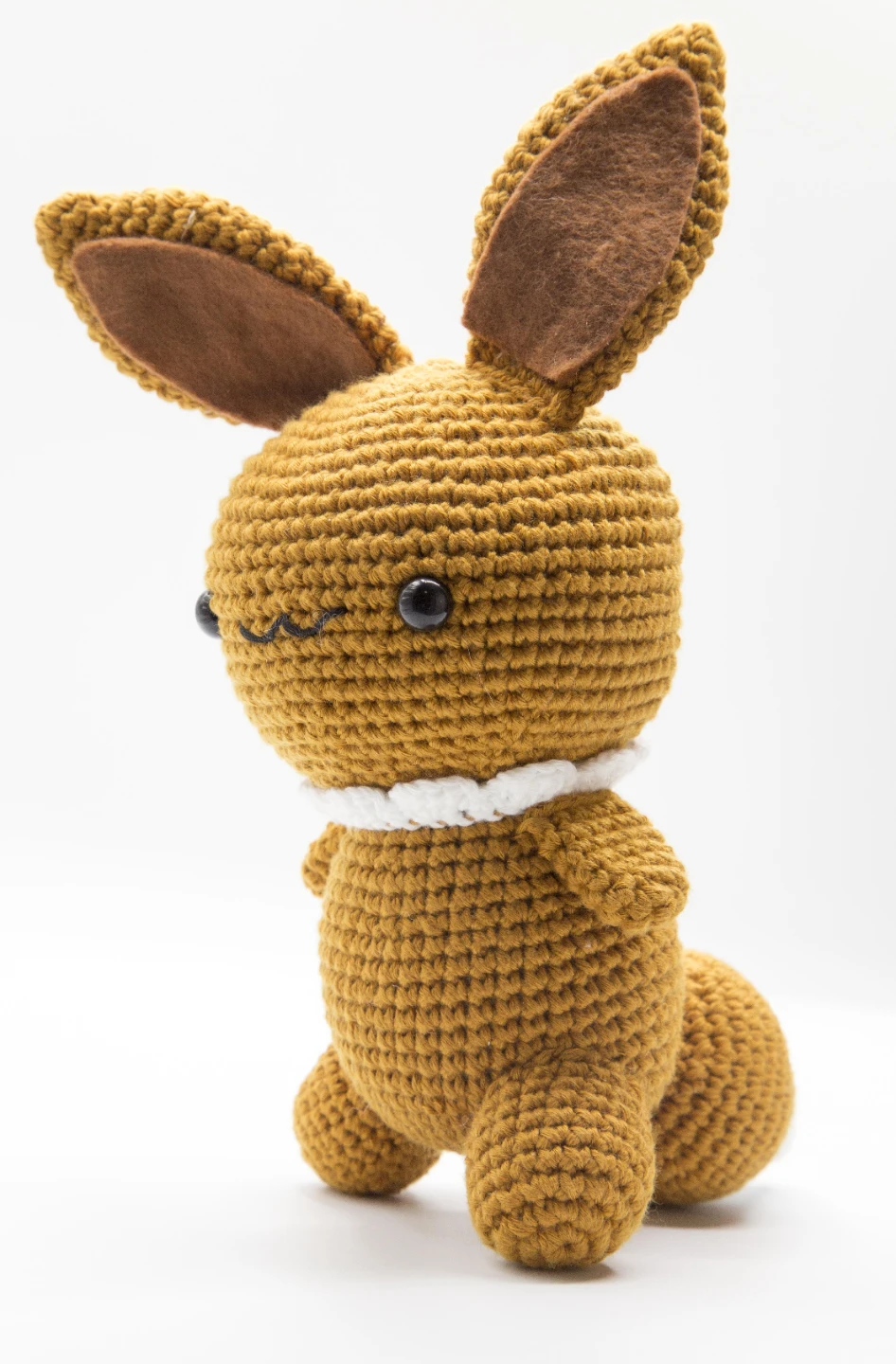 Handmade Crocheted Eevee Plush Toy - photo 2