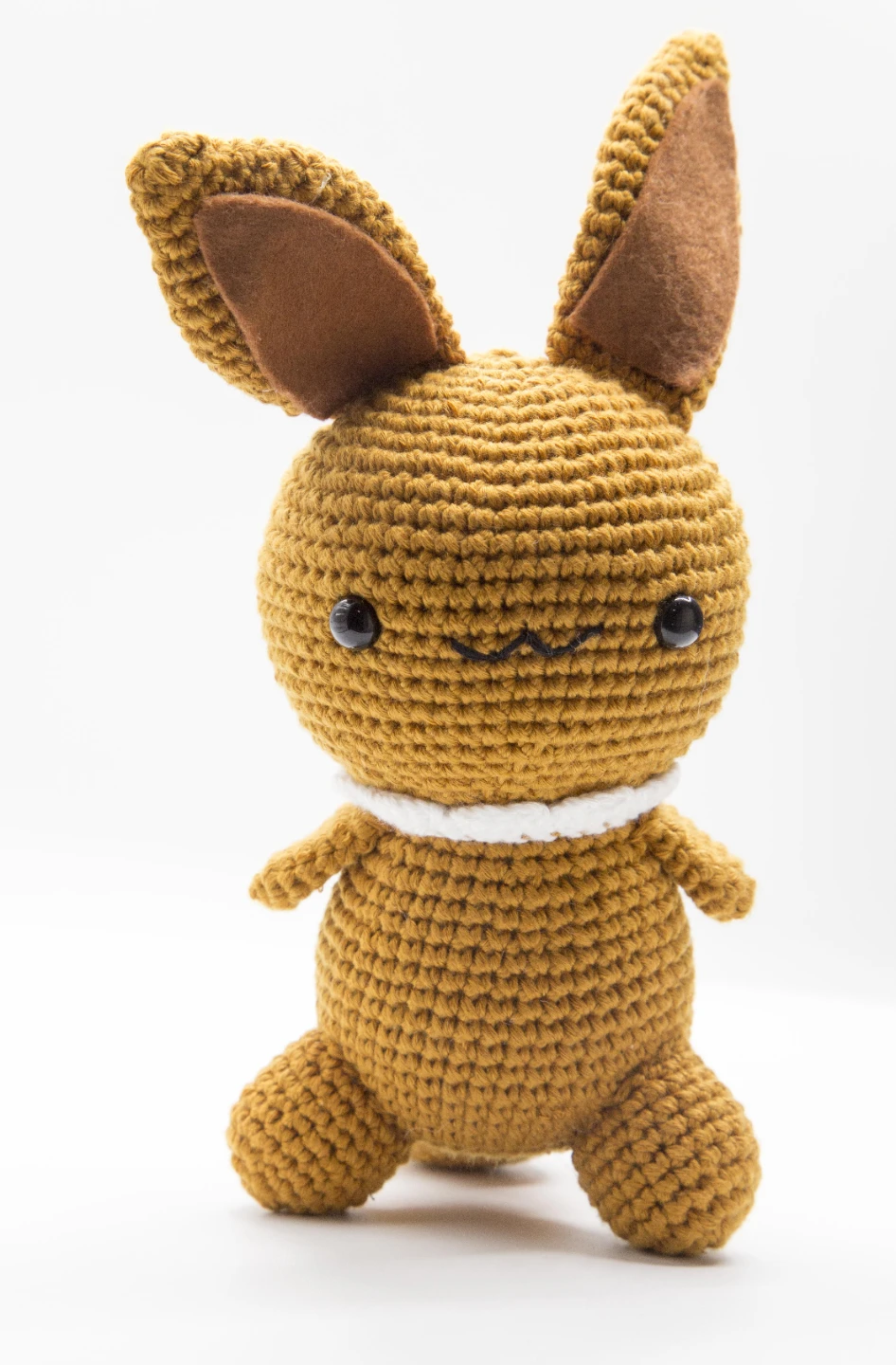 Handmade Crocheted Eevee Plush Toy - photo 3