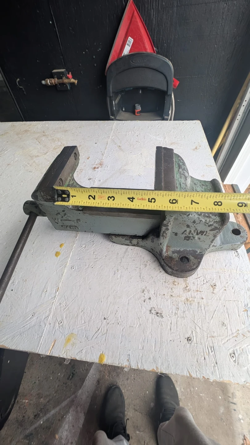 Ward Cast Iron Bench Vise with Anvil 5" jaw - photo 3