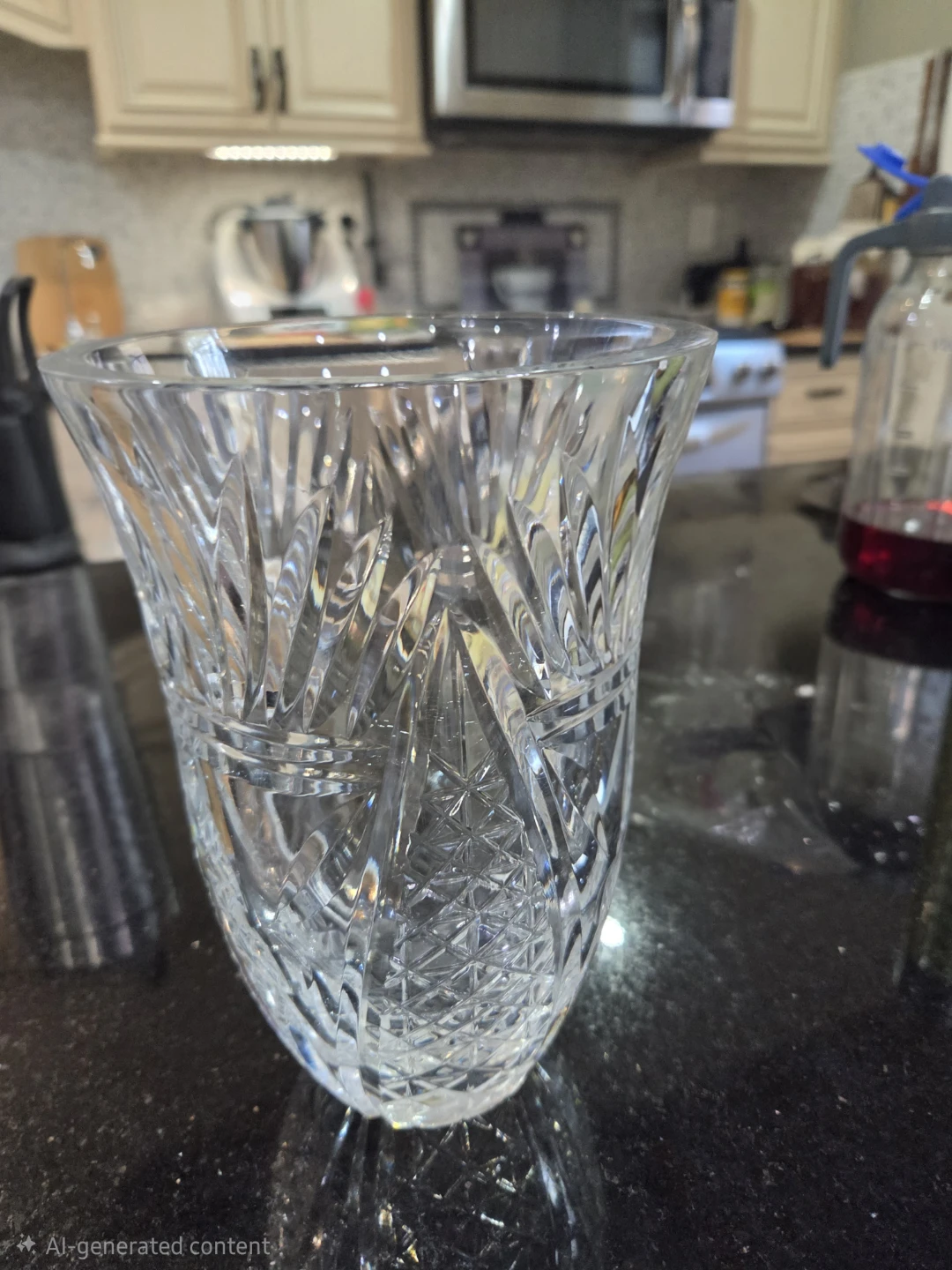 Crystal Cut Glass Vase - photo 2