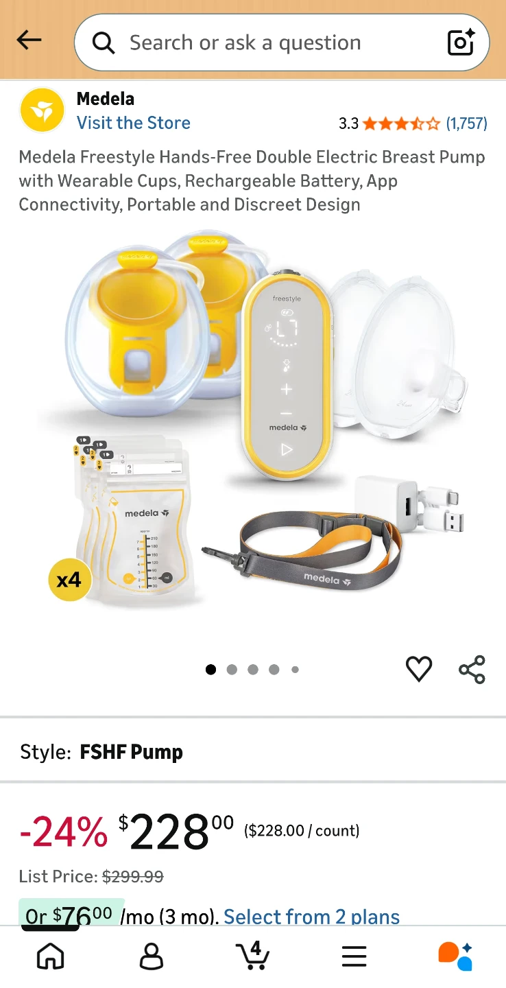 Medela Freestyle Hands-Free Double Electric Breast Pump - photo 5