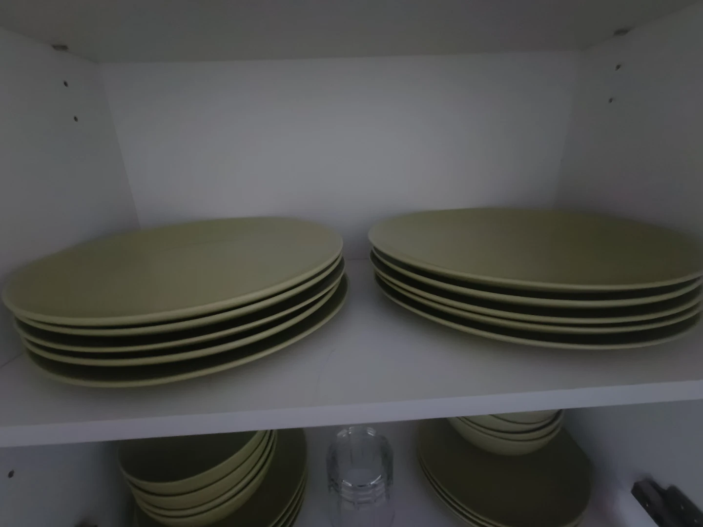 IKEA green dinner set