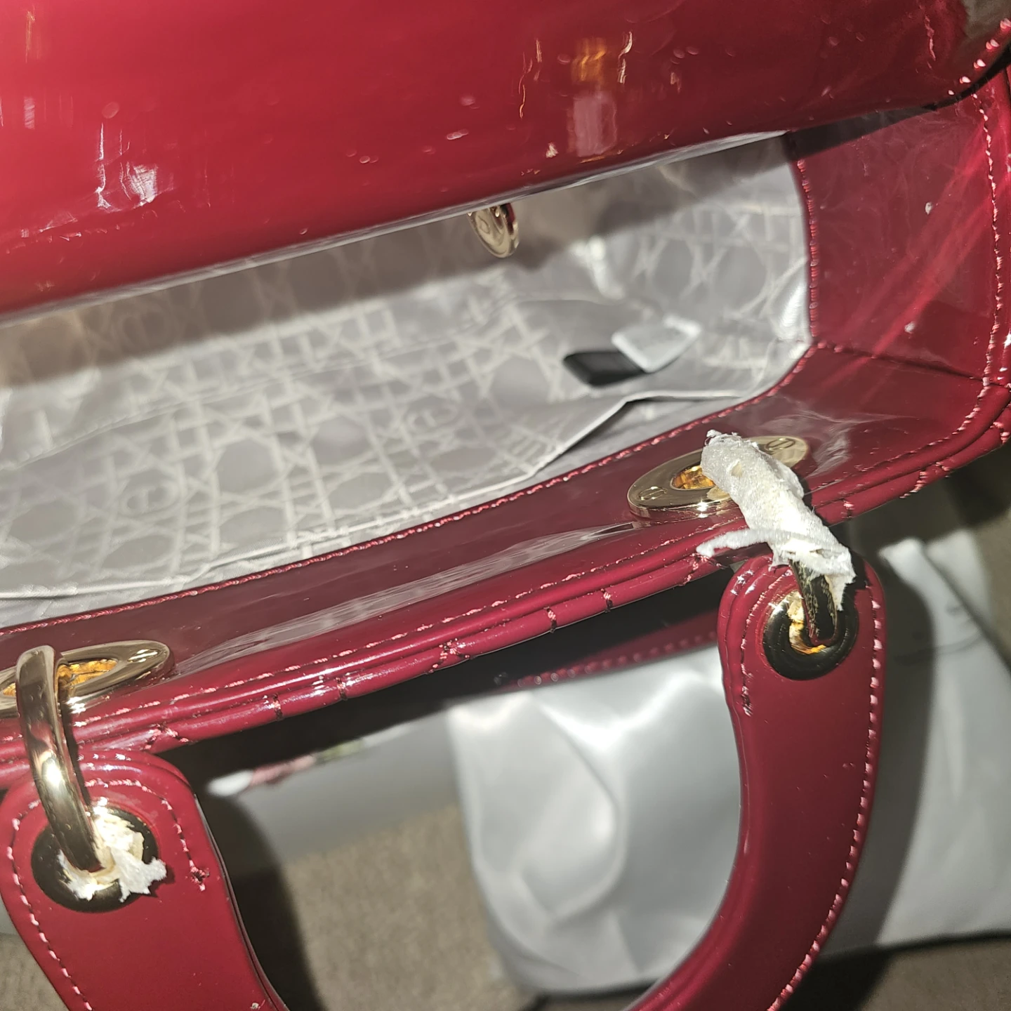Dior Lady Dior Patent Handbag - photo 3