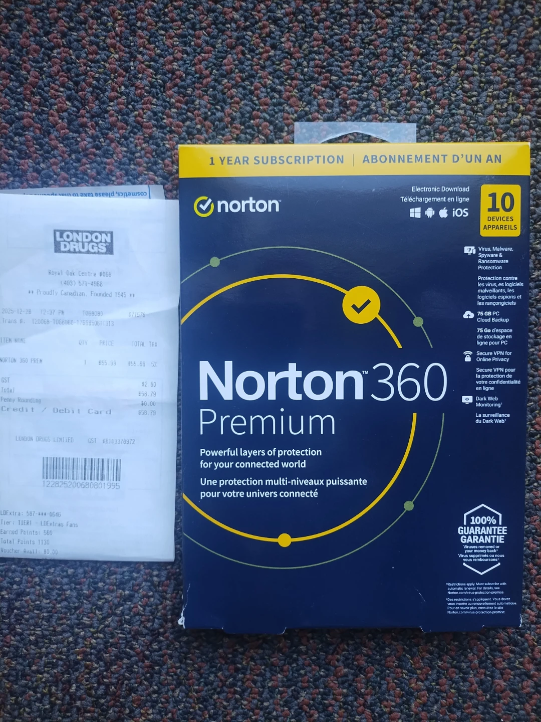 Norton 360 Premium 1 Year Subscription - photo 3