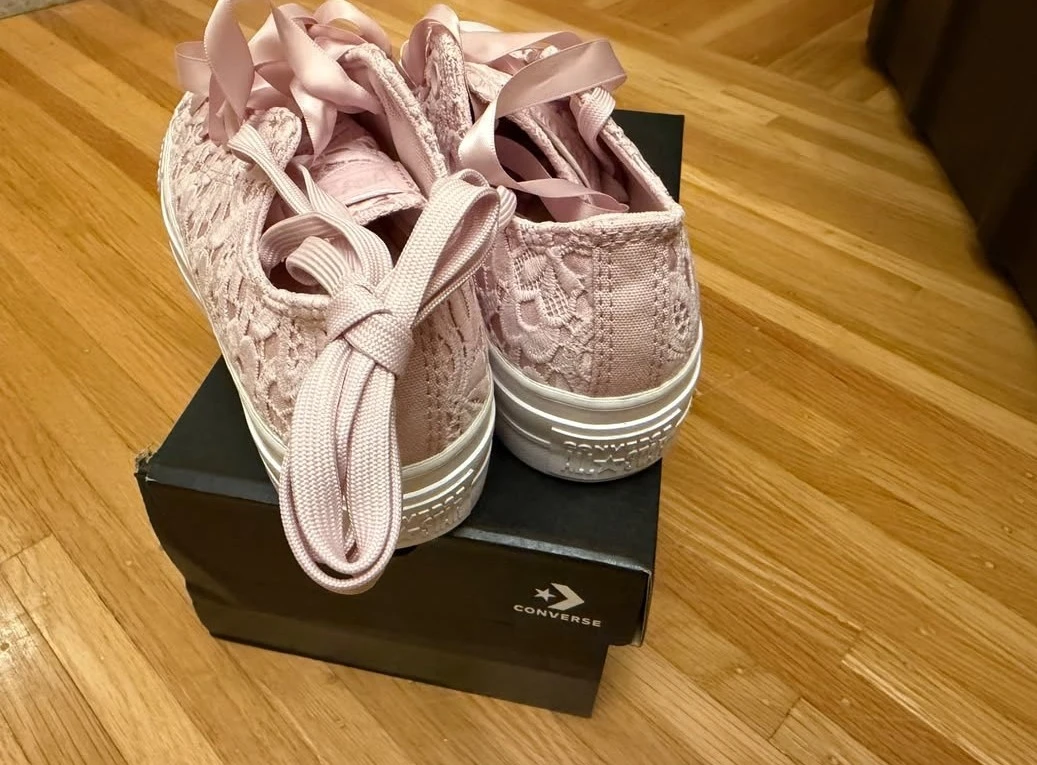 Converse Summit Chuck Taylor All Star Lace Platform Shoes Pink - photo 3