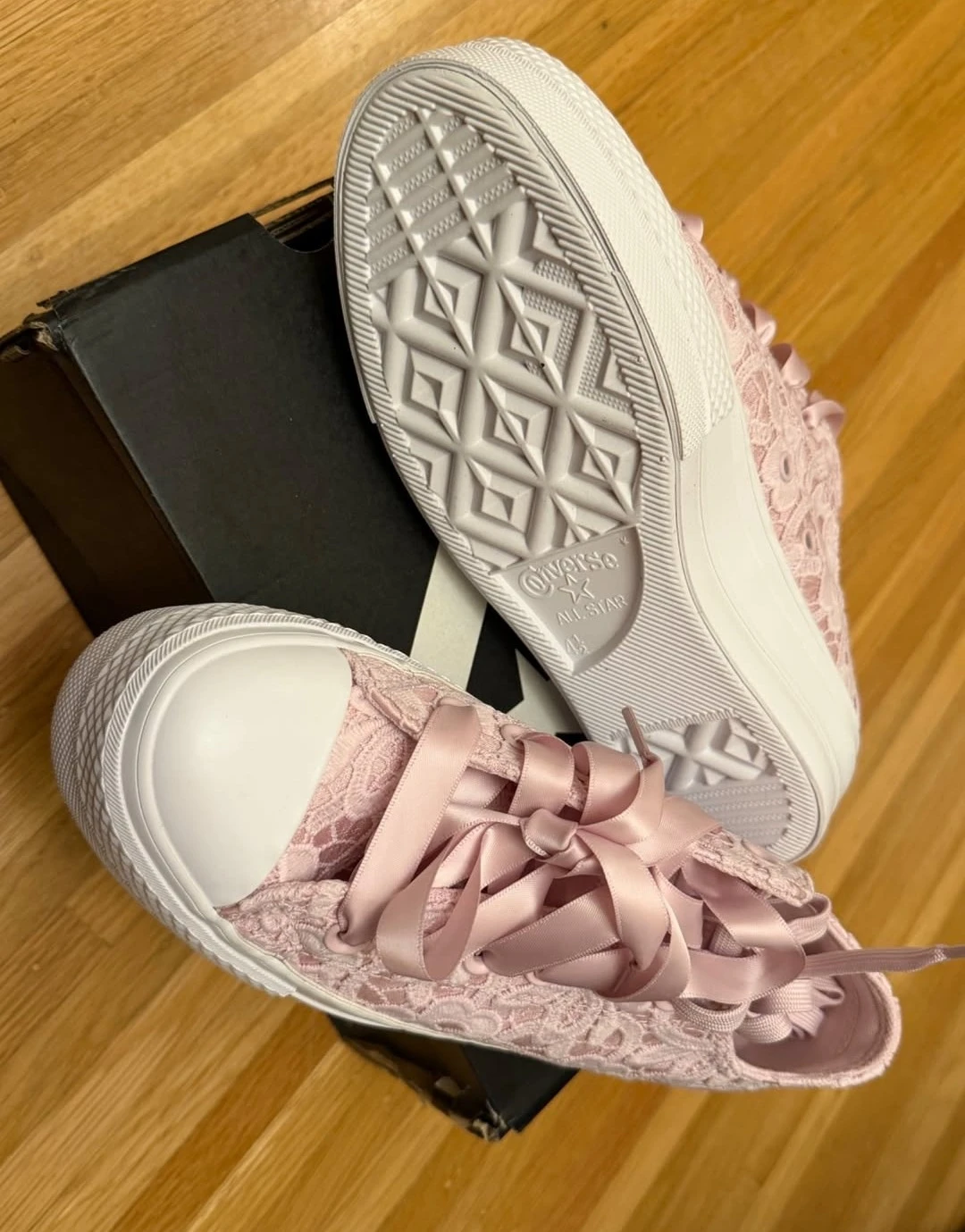 Converse Summit Chuck Taylor All Star Lace Platform Shoes Pink - photo 4