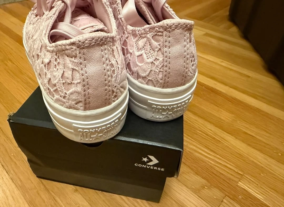 Converse Summit Chuck Taylor All Star Lace Platform Shoes Pink - photo 5