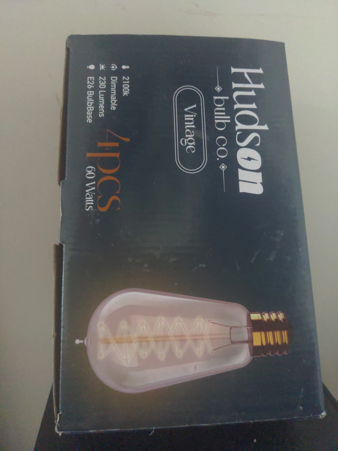 Hudson Bulb Co. Vintage Edison Style Bulbs - 4 Pack