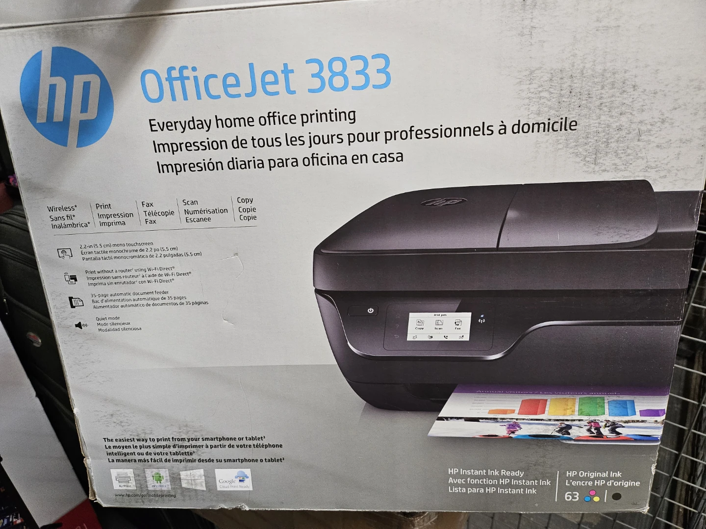 HP OfficeJet 3833 All-in-One Printer