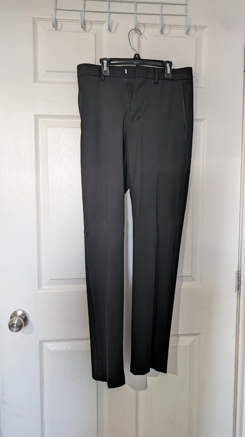 J.M. Haggar Men's Slim Fit Black Suit Jacket and Pants - photo 2