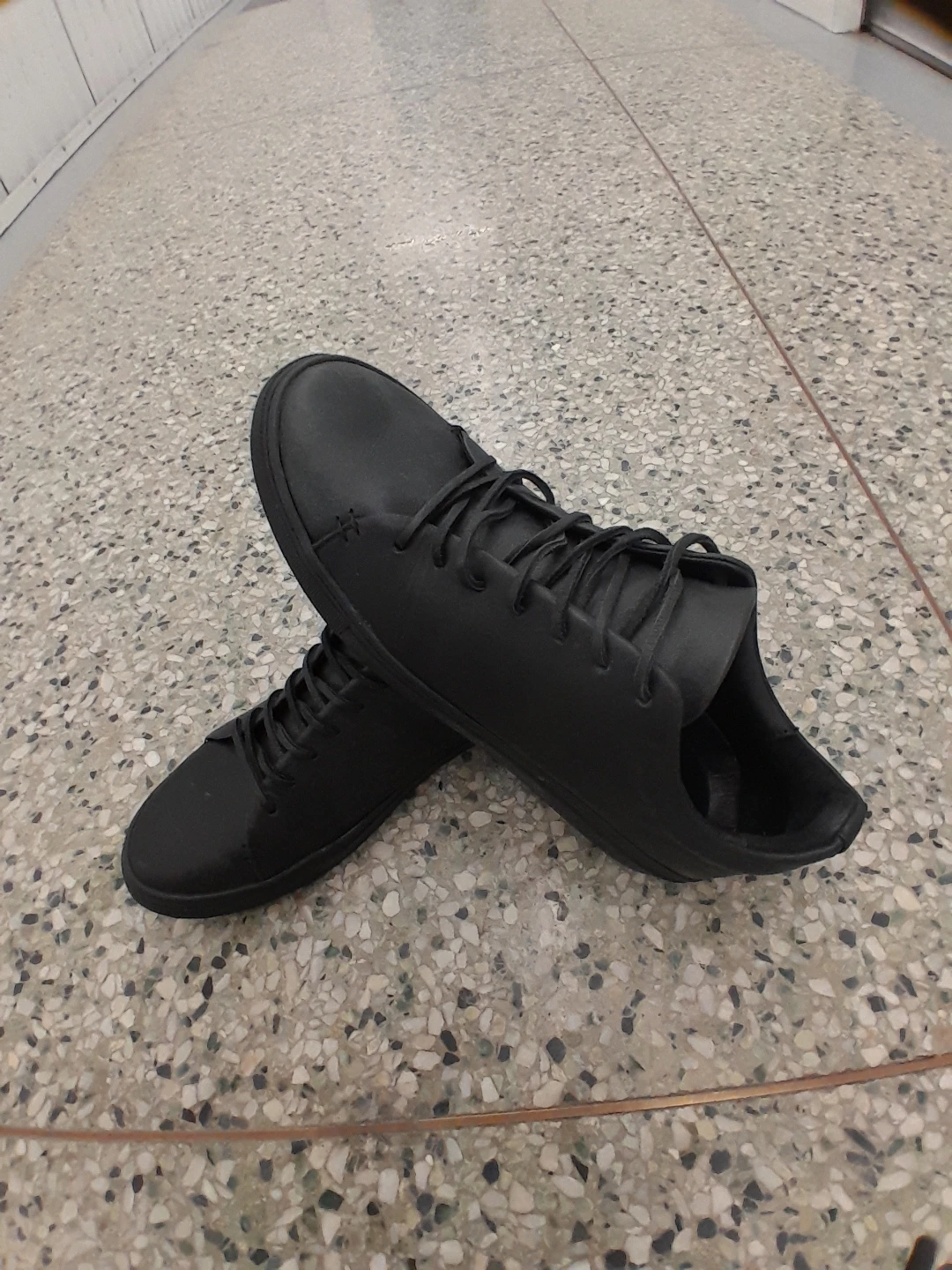 Thursday Boots "Scout" Black Leather Sneakers Size 11