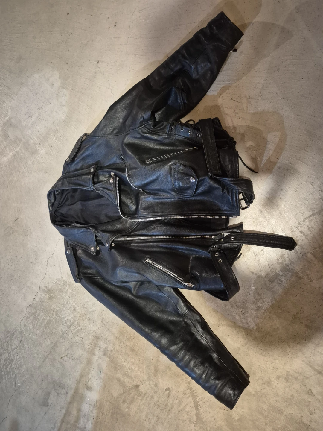 Motorcycle leather Jacket - photo 2