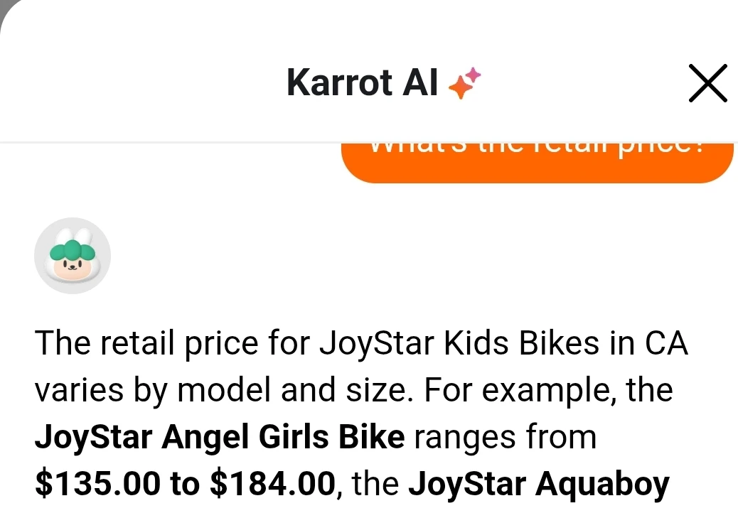 JoyStar Kids Bike - Purple/Pink - photo 2