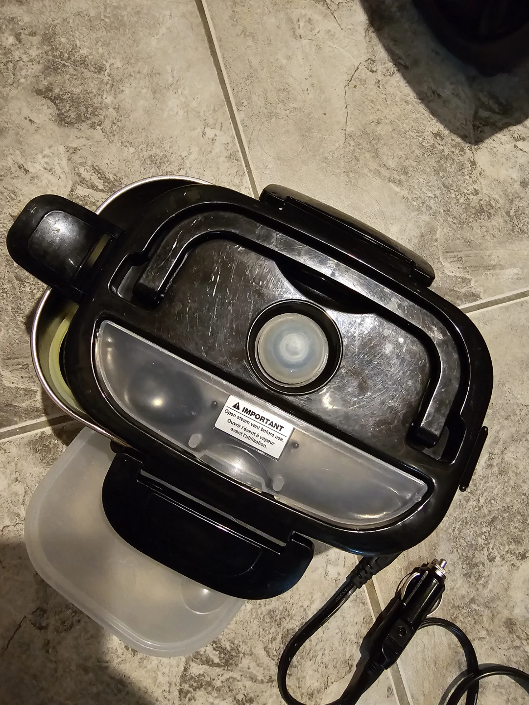 Portable Electric Lunch Box with Car Adapter - photo 3