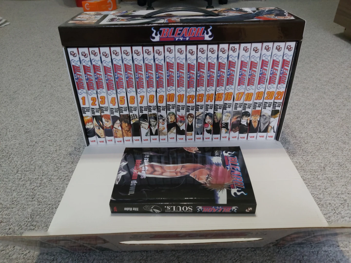 Bleach Manga Box Set Vol 1-21 with Character Book