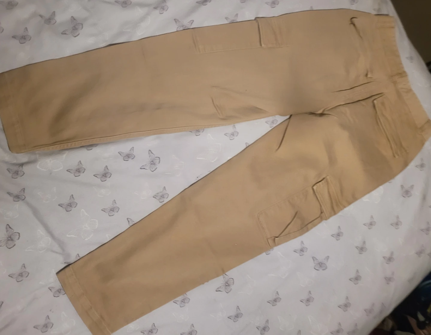 Tna Khaki Cargo Pants Size 4 - photo 2