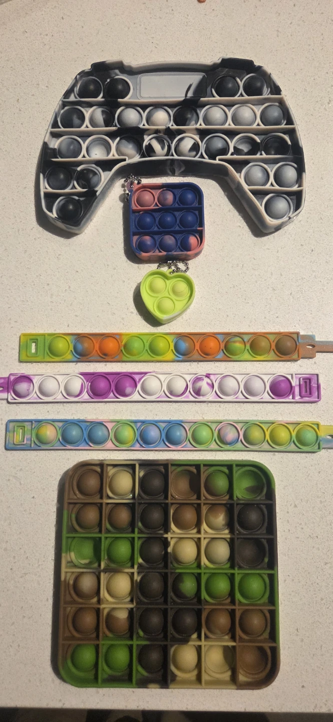 Push pop bubble fidget toy