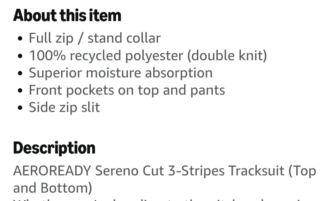 Adidas AEROREADY Sereno Cut 3-Stripes Tracksuit (Top and Bottom) - photo 4