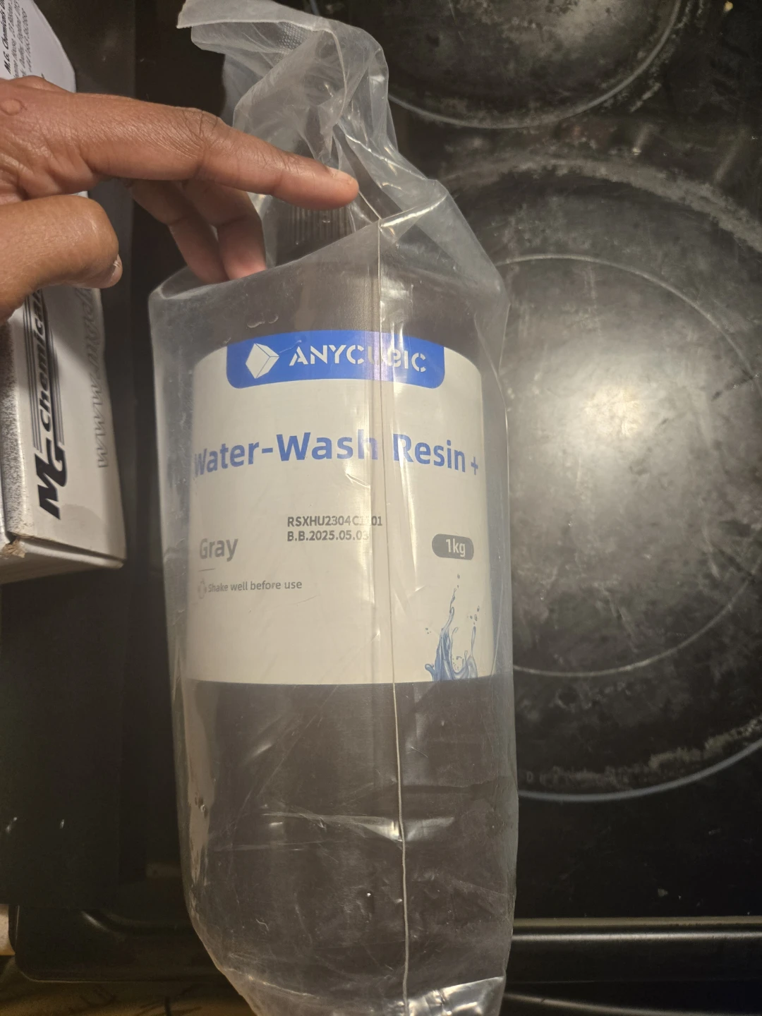 Anycubic Water-Wash Resin+ Gray 1kg - photo 3