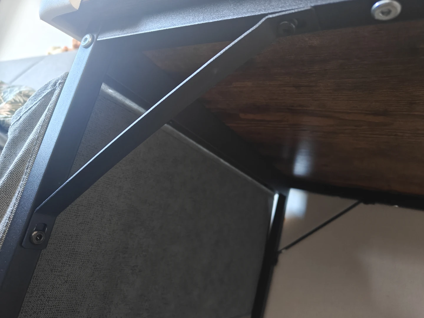 Rustic Wood L-Shaped Desk - photo 2
